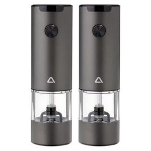Ambiano Electric Salt and Pepper Mill Set - Black